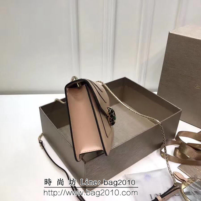 BVLGARI寶格麗 專櫃新款 蛇頭扣環 單層蛇頭包 鏈條單肩斜挎包 B39174 FYD1323